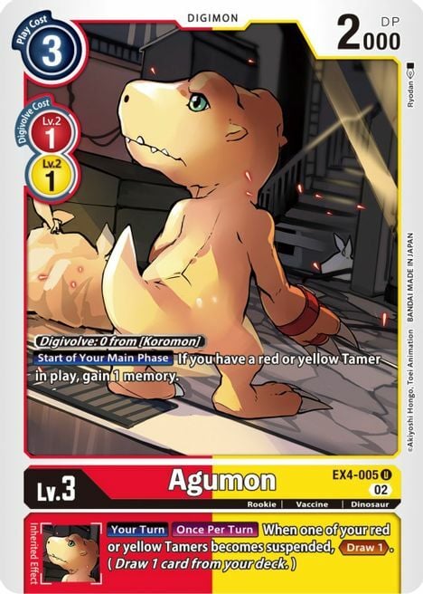 Agumon Card Front