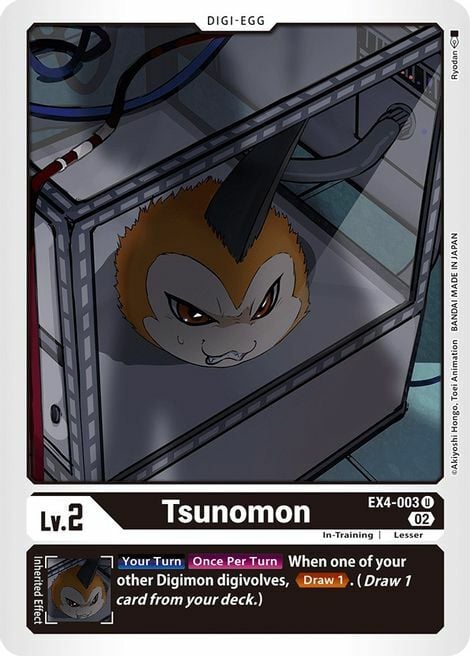 Tsunomon Card Front