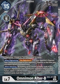 Omnimon Alter-B Card Front