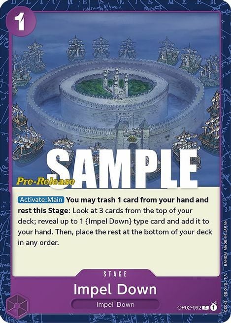 Impel Down Card Front