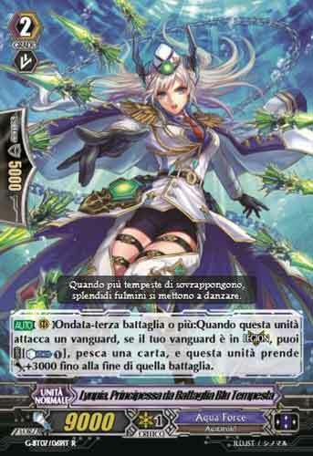 Blue Storm Battle Princess, Lynpia Card Front