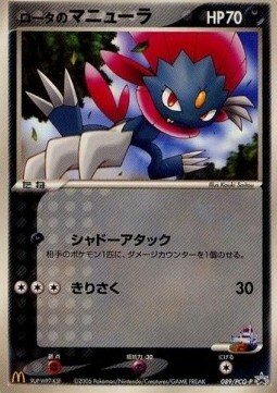 Rota's Weavile Card Front