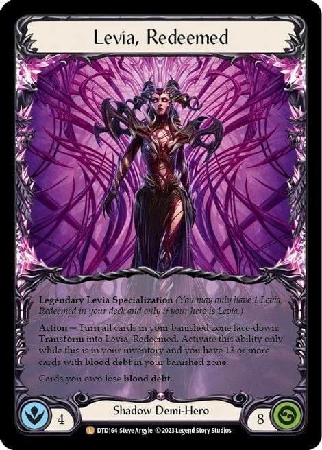 Levia, Redeemed // Blasmophet, Levia Consumed Card Front