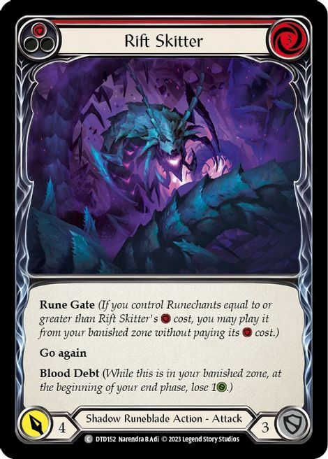 Rift Skitter - Red Card Front