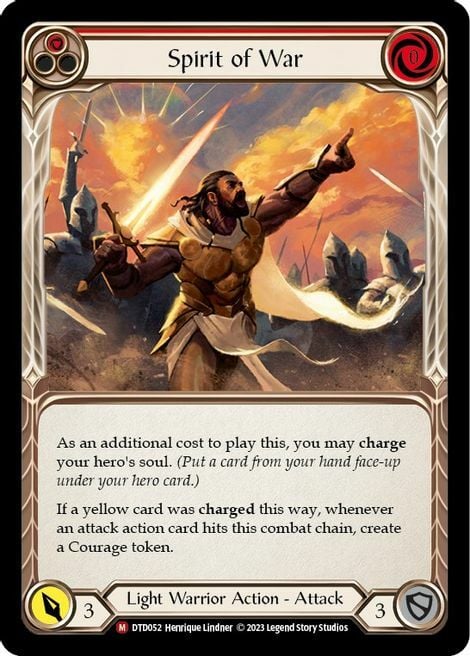 Spirit of War Card Front