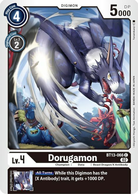 Dorugamon Card Front