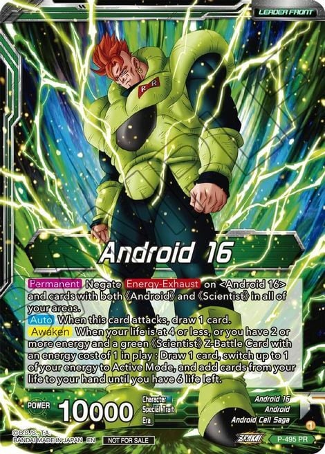 Android 16 // Android 16, Created By Dr, Gero Frente