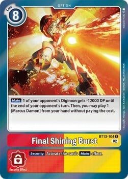 Final Shining Burst Frente