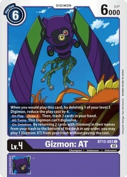 Gizmon: AT Card Front