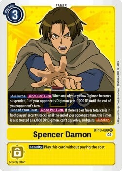 Spencer Damon Card Front