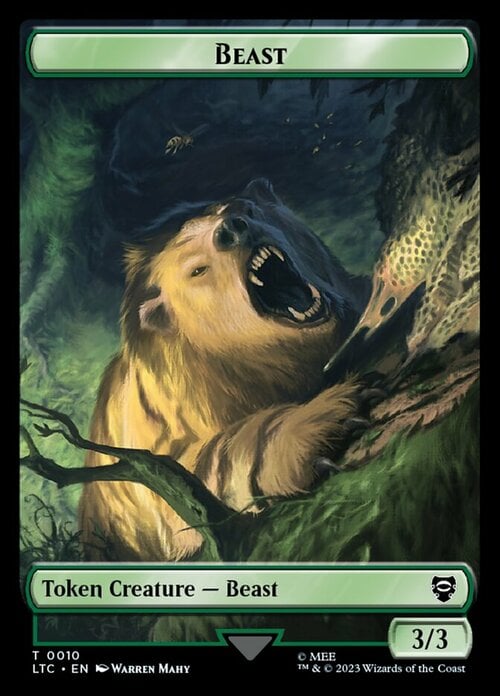Beast // Treefolk Card Front