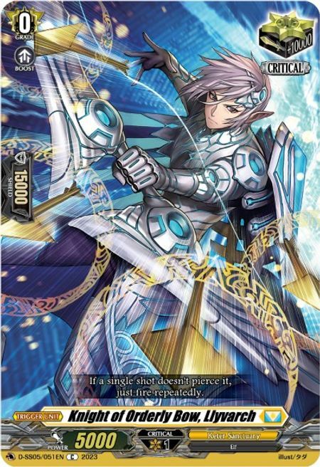 Knight of Orderly Bow, Llyvarch Frente