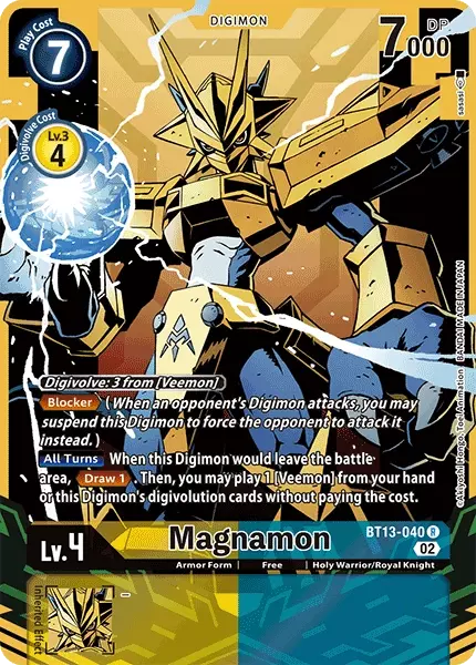 Magnamon Card Front