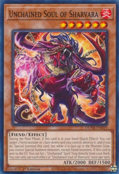 Unchained Soul of Sharvara Card Front