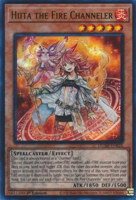 Hiita the Fire Channeler Card Front
