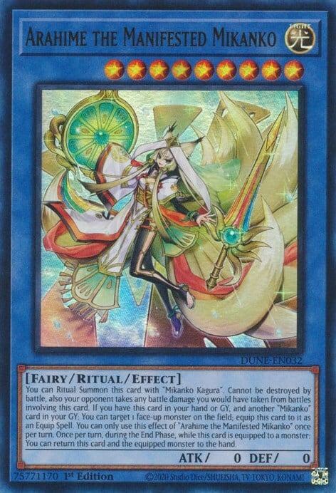 Arahime la Mikanko Manifestata Card Front