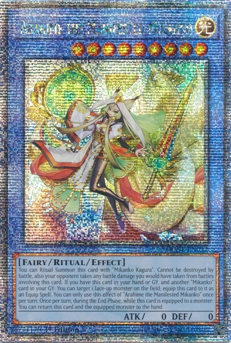 Arahime la Mikanko Manifestata Card Front