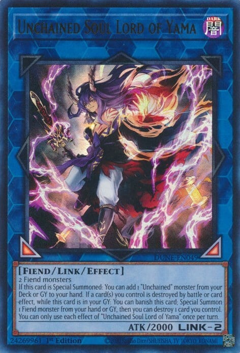 Unchained Soul Lord of Yama Card Front