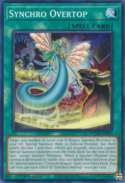 Synchro Overtop Card Front