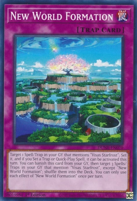 New World Formation Card Front