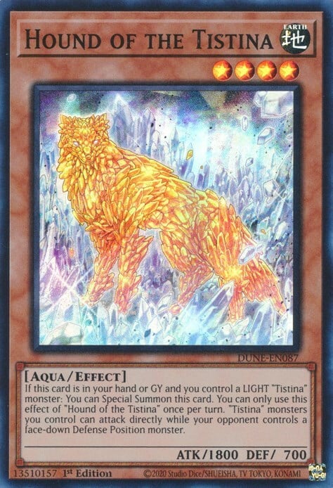 Hound of the Tistina Card Front
