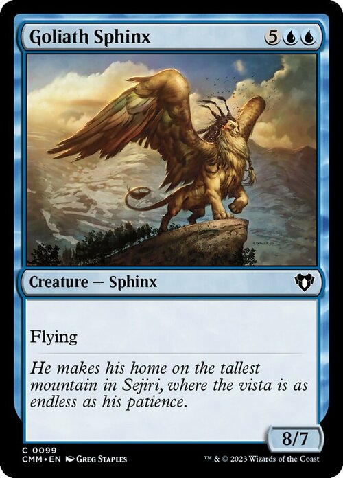 Sfinge Golia Card Front