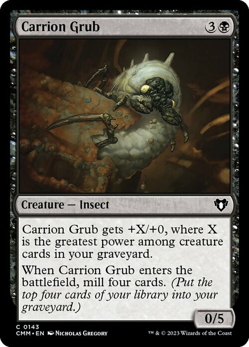 Carrion Grub Card Front