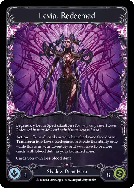 Levia, Redeemed // Blasmophet, Levia Consumed Card Front