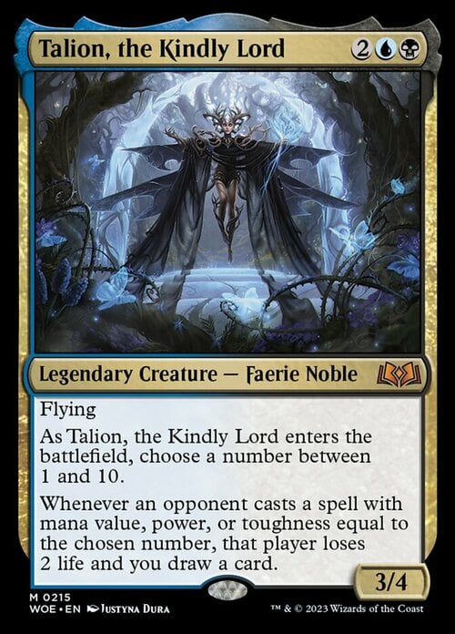Talion, il Signore Benevolo Card Front