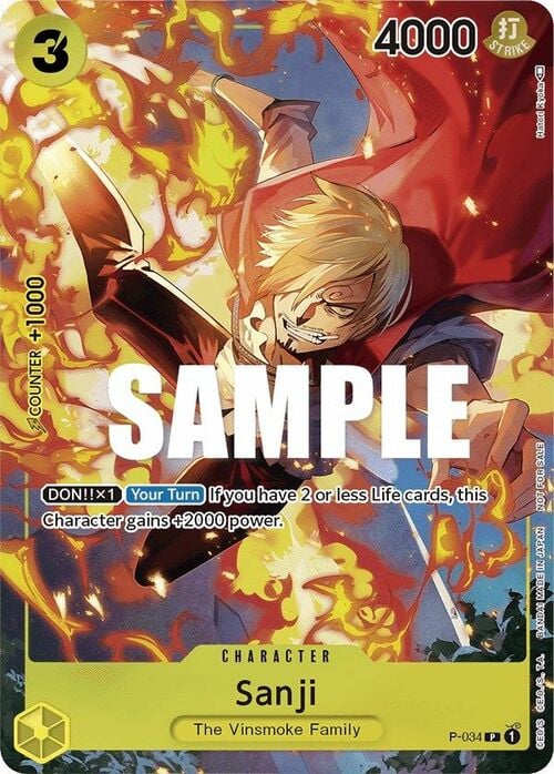 Sanji Card Front