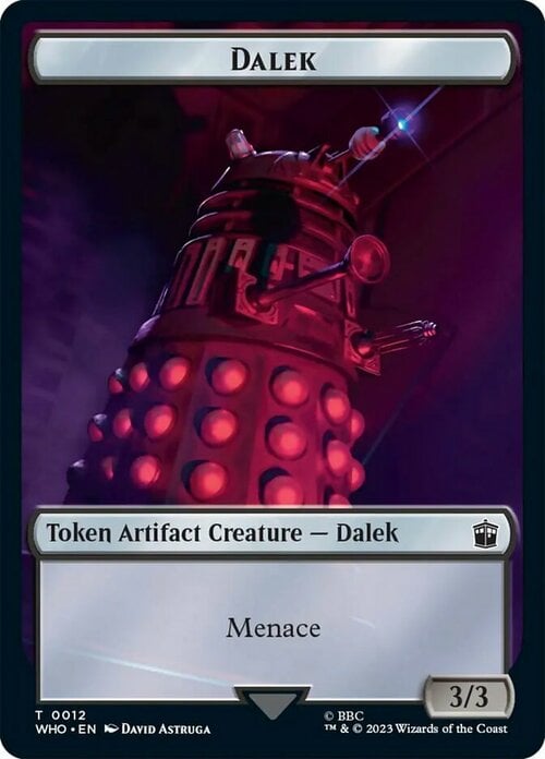 Dalek Card Front