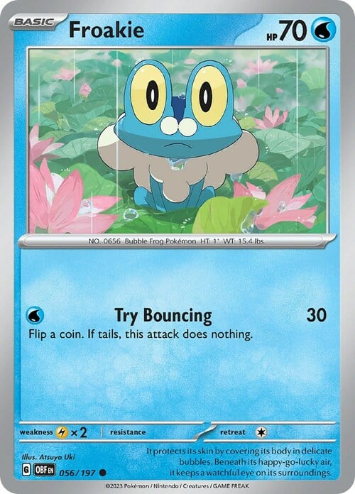 Froakie Card Front