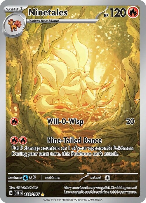 Ninetales Card Front