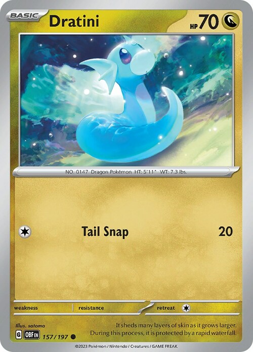 Dratini Card Front