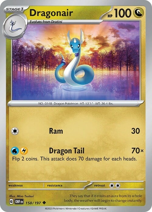 Dragonair Card Front