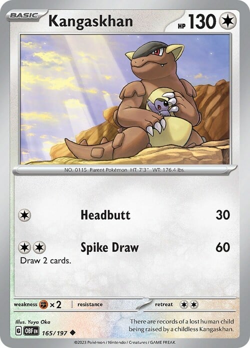 Kangaskhan Card Front