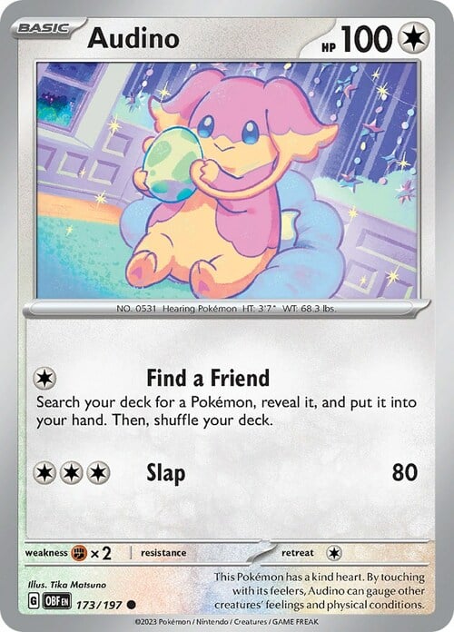 Audino Card Front