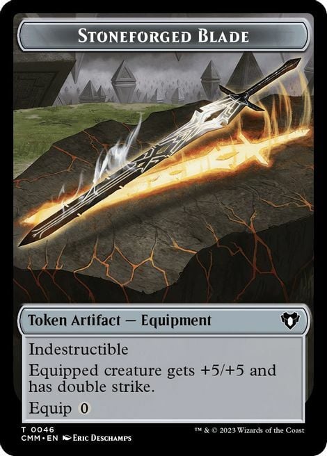 Stoneforged Blade // Eldrazi Scion Frente