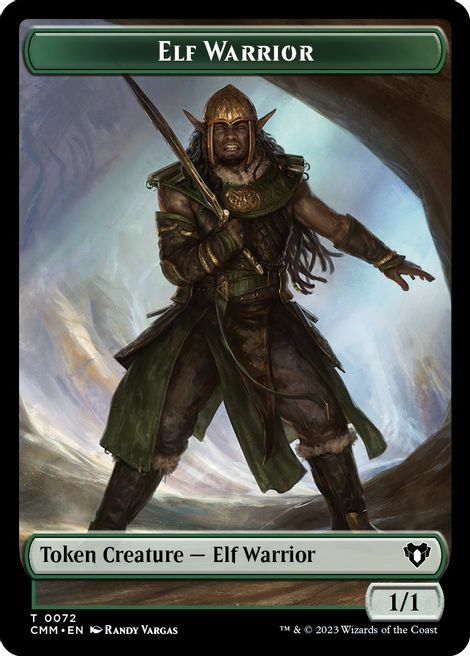 Elf Warrior // Cleric Card Front