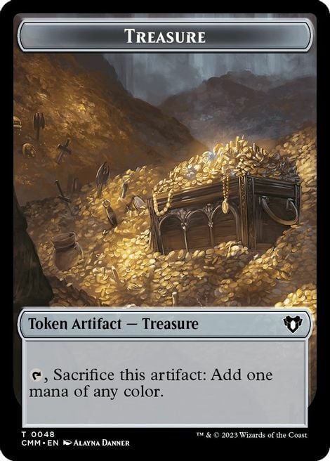 Stoneforged Blade // Treasure Card Front