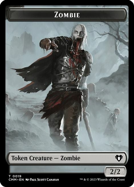 Cat // Zombie Card Front