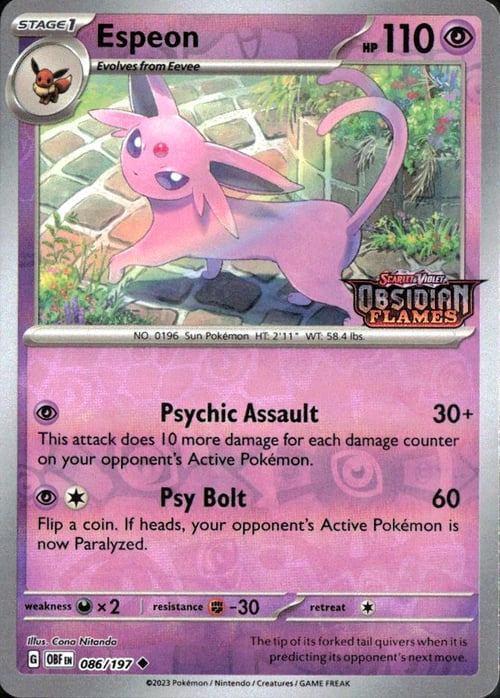 Espeon Card Front