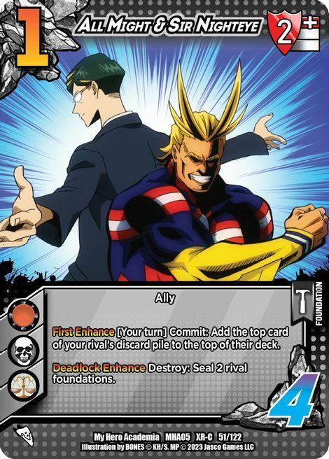 All Might & Sir Nighteye Frente