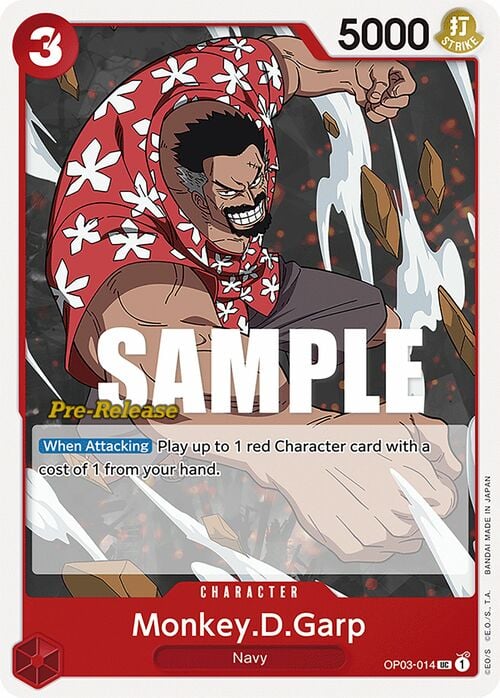 Monkey.D.Garp Card Front