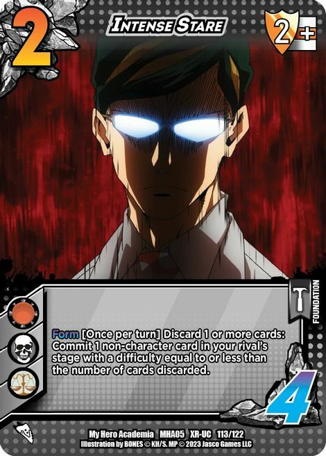 Intense Stare Card Front