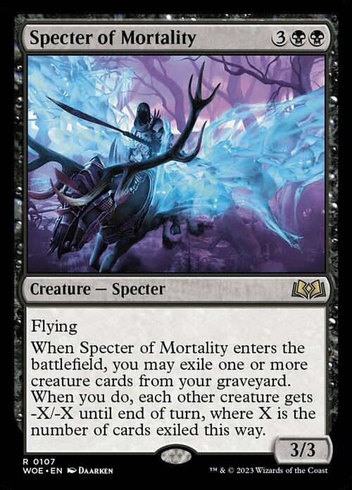 Spettro della Mortalità Card Front
