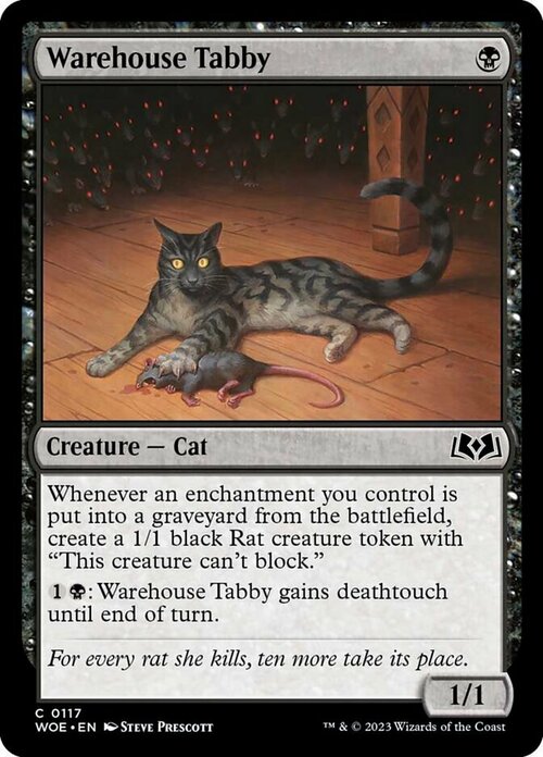 Warehouse Tabby Card Front