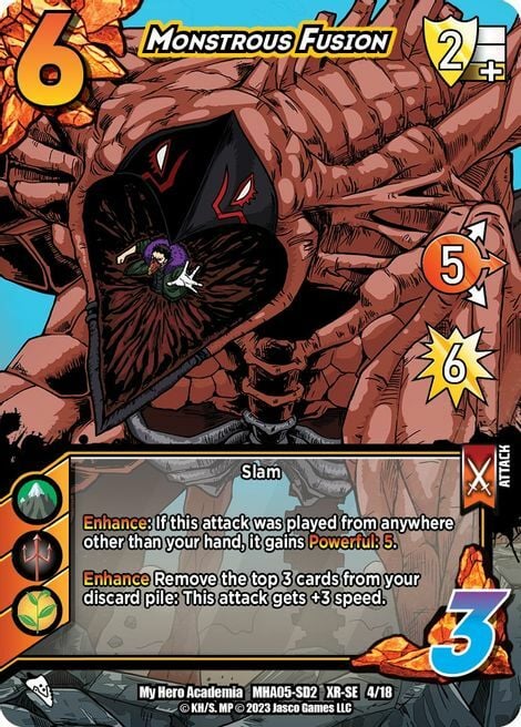 Monstrous Fusion Card Front