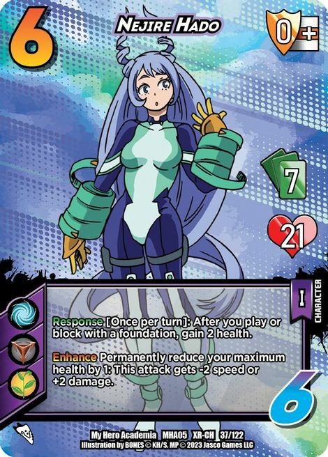 Nejire Hado Card Front