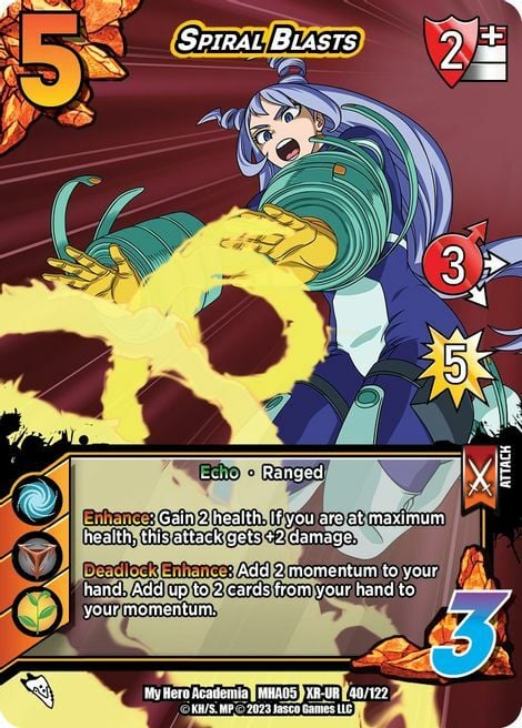 Spiral Blasts Card Front